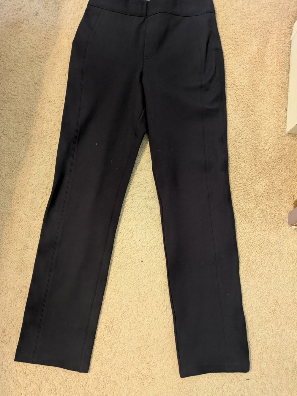 NWOT Spanx Ponte Knit Pull On Pants Size M Straight Leg - Picture 4 of 12